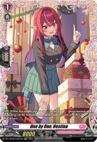 One by One, Vestina (FR) - DZ-LBT02: Lyrical Monasterio Season of Wonders - Cardfight Vanguard card