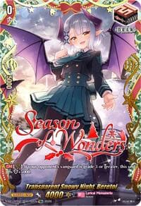 Transparent Snowy Night, Beretoi (TGR+) - DZ-LBT02: Lyrical Monasterio Season of Wonders - Cardfight Vanguard card