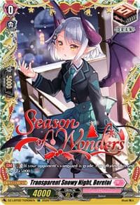 Transparent Snowy Night, Beretoi - DZ-LBT02: Lyrical Monasterio Season of Wonders - Cardfight Vanguard card