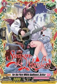 For the Pure White Audience, Actica - DZ-LBT02: Lyrical Monasterio Season of Wonders - Cardfight Vanguard card