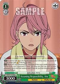 Assuming Responsibility, Aira - DANDADAN - Weiss Schwarz card