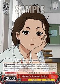 Momo's Friend, Miko - DANDADAN - Weiss Schwarz card