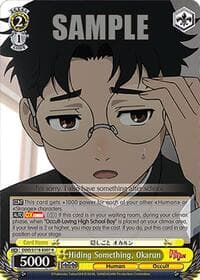 Hiding Something, Okarun - DANDADAN - Weiss Schwarz card