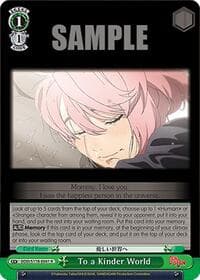 To a Kinder World - DANDADAN - Weiss Schwarz card