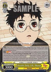Occultic Daily Life, Okarun - DANDADAN - Weiss Schwarz card