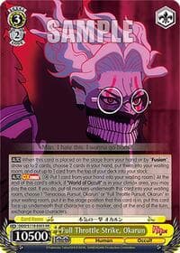 Full Throttle Strike, Okarun - DANDADAN - Weiss Schwarz card