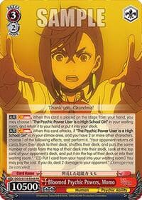 Bloomed Psychic Powers, Momo - DANDADAN - Weiss Schwarz card