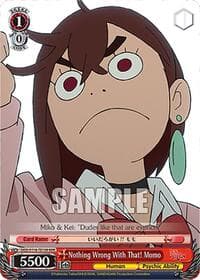 Nothing Wrong With That! Momo (RRR) - DANDADAN - Weiss Schwarz card