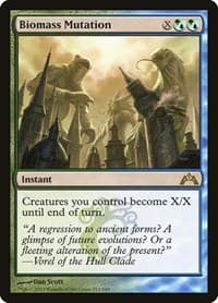 Biomass Mutation - Gatecrash - Magic: The Gathering card