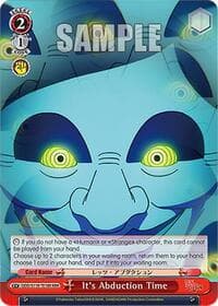It's Abduction Time (RRR) - DANDADAN - Weiss Schwarz card