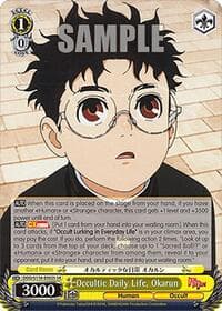 Occultic Daily Life, Okarun (SR) - DANDADAN - Weiss Schwarz card