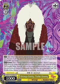 Strange Entity, Turbo Granny (SR) - DANDADAN - Weiss Schwarz card