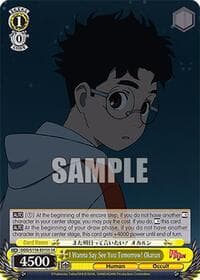 I Wanna Say See You Tomorrow! Okarun (SR) - DANDADAN - Weiss Schwarz card