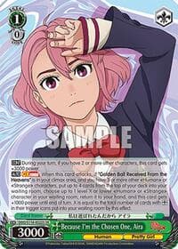 Because I'm the Chosen One, Aira (SR) - DANDADAN - Weiss Schwarz card