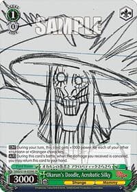 Okarun's Doodle, Acrobatic Silky (SR) - DANDADAN - Weiss Schwarz card