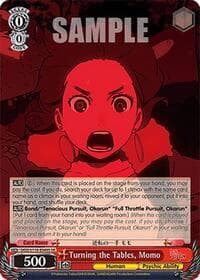 Turning the Tables, Momo (SR) - DANDADAN - Weiss Schwarz card