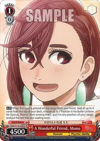 A Wonderful Friend, Momo (SR) - DANDADAN - Weiss Schwarz card