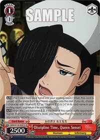 Discipline Time, Queen Sensei (SR) - DANDADAN - Weiss Schwarz card