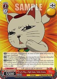 Let's Play a Tight Game, Turbo Granny (SR) - DANDADAN - Weiss Schwarz card