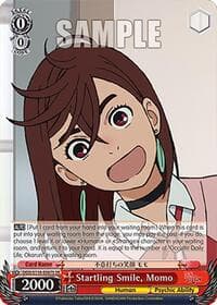 Startling Smile, Momo (SR) - DANDADAN - Weiss Schwarz card