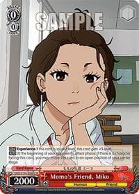 Momo's Friend, Miko (SR) - DANDADAN - Weiss Schwarz card