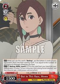 But in This Race, Momo (SR) - DANDADAN - Weiss Schwarz card