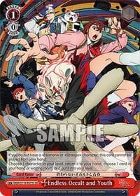 Endless Occult and Youth (SR) - DANDADAN - Weiss Schwarz card