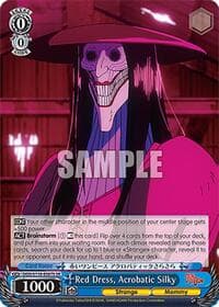 Red Dress, Acrobatic Silky (SR) - DANDADAN - Weiss Schwarz card