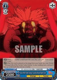 Fusion With Turbo Granny! Location-Bound Spirit Crab (SR) - DANDADAN - Weiss Schwarz card