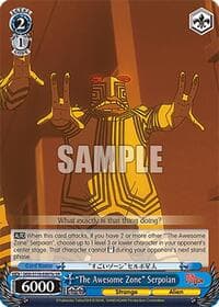 "The Awesome Zone" Serpoian (C) (SR) - DANDADAN - Weiss Schwarz card