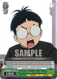 You're Being a Pest, Okarun - DANDADAN - Weiss Schwarz card