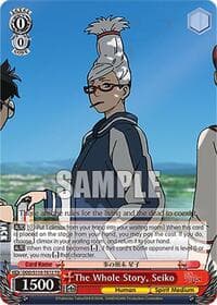 The Whole Story, Seiko - DANDADAN - Weiss Schwarz card