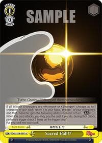 Sacred Ball!? - DANDADAN - Weiss Schwarz card