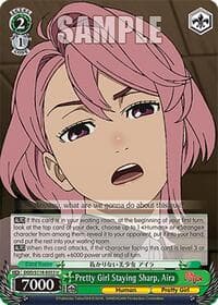 Pretty Girl Staying Sharp, Aira - DANDADAN - Weiss Schwarz card