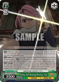 Pretty Girl Bearing Destiny, Aira - DANDADAN - Weiss Schwarz card