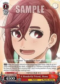 A Wonderful Friend, Momo - DANDADAN - Weiss Schwarz card