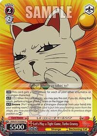 Let's Play a Tight Game, Turbo Granny - DANDADAN - Weiss Schwarz card