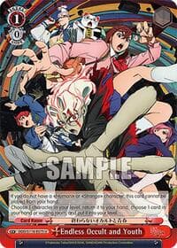 Endless Occult and Youth - DANDADAN - Weiss Schwarz card