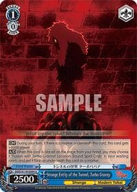 Strange Entity of the Tunnel, Turbo Granny - DANDADAN - Weiss Schwarz card