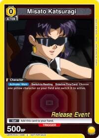 Misato Katsuragi (006) - UE15BT: Evangelion: New Theatrical Edition Release Event Cards - Union Arena card