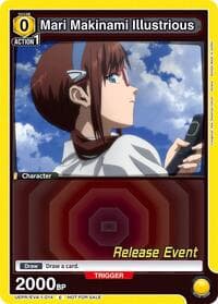 Mari Makinami Illustrious (014) - UE15BT: Evangelion: New Theatrical Edition Release Event Cards - Union Arena card