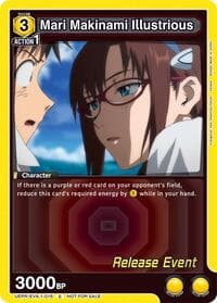 Mari Makinami Illustrious (015) - UE15BT: Evangelion: New Theatrical Edition Release Event Cards - Union Arena card