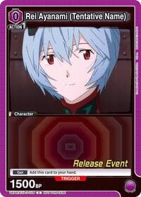 Rei Ayanami (Tentative Name) (024) - UE15BT: Evangelion: New Theatrical Edition Release Event Cards - Union Arena card