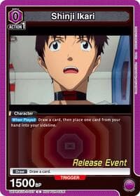 Shinji Ikari (027) - UE15BT: Evangelion: New Theatrical Edition Release Event Cards - Union Arena card
