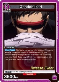 Gendoh Ikari - UE15BT: Evangelion: New Theatrical Edition Release Event Cards - Union Arena card