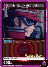Misato Katsuragi (044) - UE15BT: Evangelion: New Theatrical Edition Release Event Cards - Union Arena card