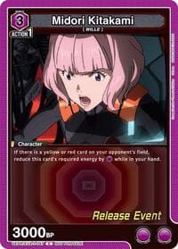 Midori Kitakami - UE15BT: Evangelion: New Theatrical Edition Release Event Cards - Union Arena card