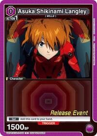 Asuka Shikinami Langley (048) - UE15BT: Evangelion: New Theatrical Edition Release Event Cards - Union Arena card