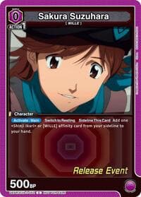 Sakura Suzuhara - UE15BT: Evangelion: New Theatrical Edition Release Event Cards - Union Arena card