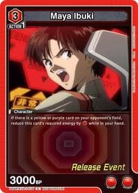 Maya Ibuki - UE15BT: Evangelion: New Theatrical Edition Release Event Cards - Union Arena card